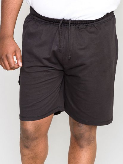 D555 John "Lightweight" Jog shorts Black - Pantaloni & pantaloncini tuta - Pantaloni Tuta Uomo Taglie Forti