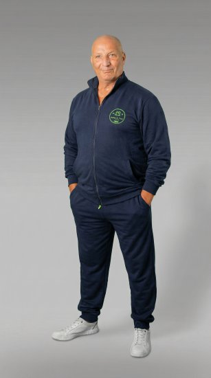 20 Nodi Ostro Stretch Fleece Cotton Tracksuit Navy - Tute da ginnastica - 