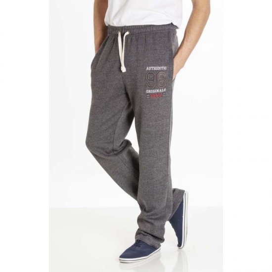 D555 Portland Sweatpants Charcoal - Pantaloni & pantaloncini tuta - Pantaloni Tuta Uomo Taglie Forti