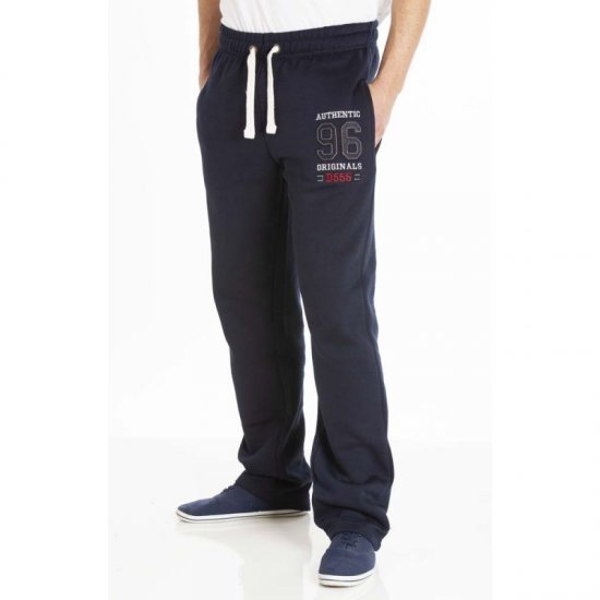 D555 Portland Sweatpants Navy - Pantaloni & pantaloncini tuta - Pantaloni Tuta Uomo Taglie Forti
