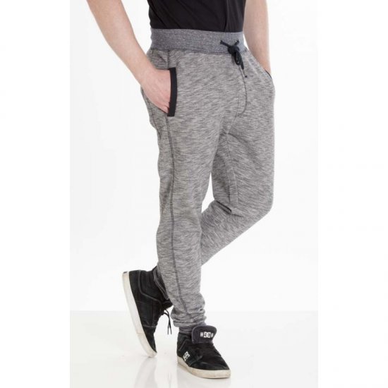 D555 Denzel Sweatpants Grey - Pantaloni & pantaloncini tuta - Pantaloni Tuta Uomo Taglie Forti