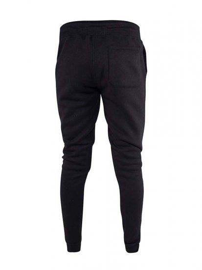 D555 Brandon Sweatpants with Tapered leg Black - Pantaloni & pantaloncini tuta - Pantaloni Tuta Uomo Taglie Forti