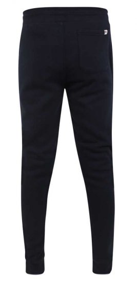 D555 Brandon Sweatpants with Tapered leg Navy - Pantaloni & pantaloncini tuta - Pantaloni Tuta Uomo Taglie Forti