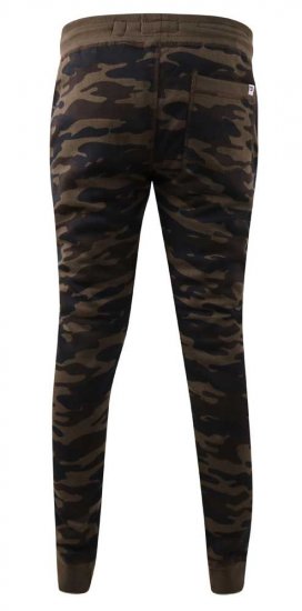 D555 Lambeth AOP Camo Cuffed Sweatpants - Pantaloni & pantaloncini tuta - Pantaloni Tuta Uomo Taglie Forti