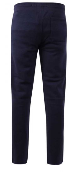 D555 Chilworth Open Hem Jogger Navy - Pantaloni & pantaloncini tuta - Pantaloni Tuta Uomo Taglie Forti