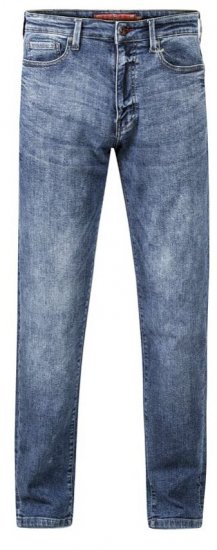 D555 Taurus Fit Stretch Jeans With Sandblasting - Jeans & pantaloni - Jeans & Pantaloni Uomo Taglie Forti