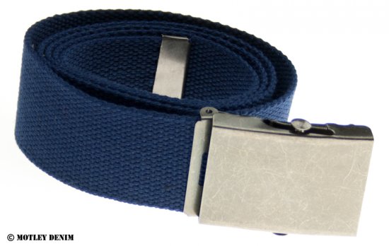 D555 Canvas Belt Navy - Cinture - Cintura Uomo Taglie Forti