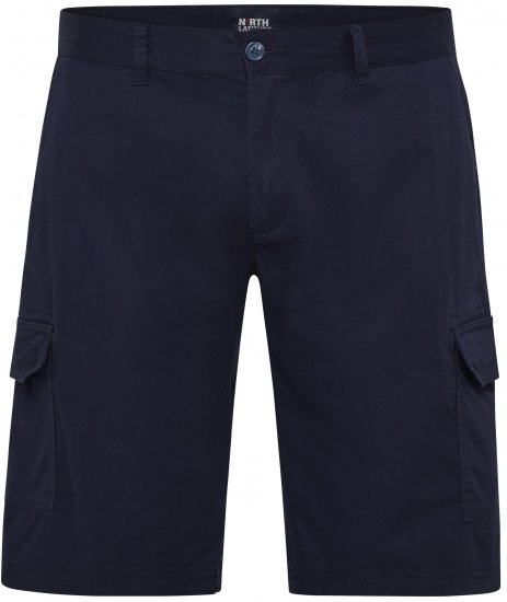 North Latitude 51133 pantaloncini cargo blu navy - Shorts - Pantaloncini Uomo Taglie Forti