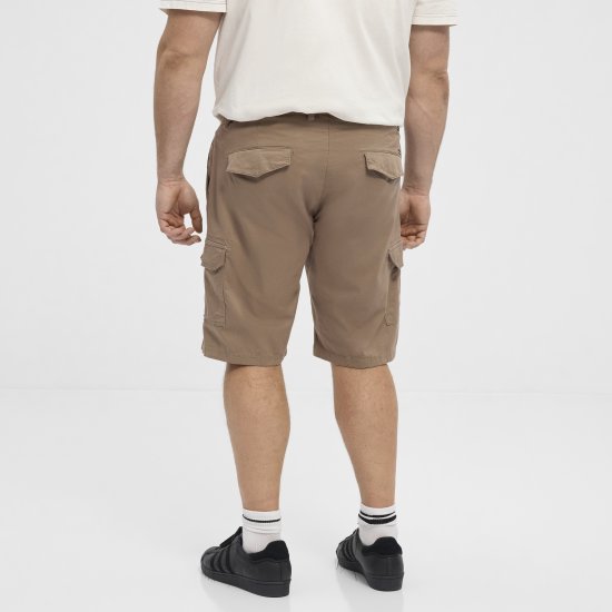 North Latitude 51133 pantaloncini cargo beige scuro - Shorts - Pantaloncini Uomo Taglie Forti