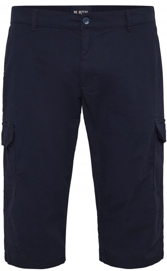 North Latitude 51136 pantaloncini capri blu navy - Shorts - Pantaloncini Uomo Taglie Forti