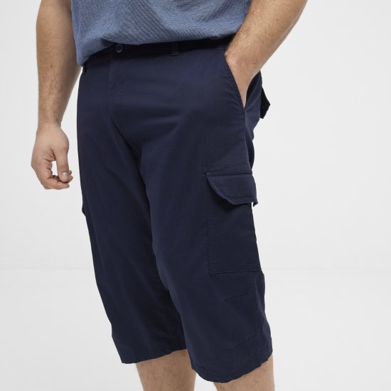 North Latitude 51136 pantaloncini capri blu navy - Shorts - Pantaloncini Uomo Taglie Forti