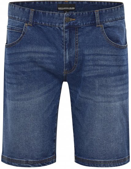 North Latitude 51336 pantaloncini denim neri - Shorts - Pantaloncini Uomo Taglie Forti