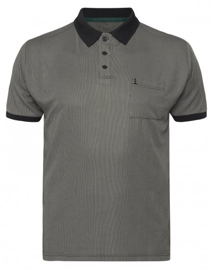 North Latitude Cool Effect Polo Nero - Polo - Polo Uomo Taglie Forti