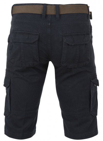Kam Jeans 379 Shorts Black - Shorts - Pantaloncini Uomo Taglie Forti