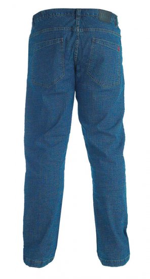 Duke Bailey Relaxed Comfort Fit Stretch Jeans With Elasticated Waist Stonewash - Jeans & pantaloni - Jeans & Pantaloni Uomo Taglie Forti
