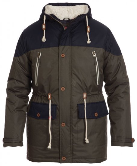D555 Clint Parka Coat - Giubbotti - Giubbotti Uomo Taglie Forti