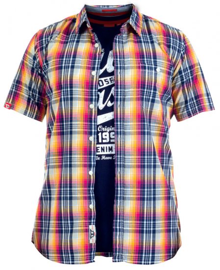 D555 Teddy Tee + Shirt - Camicie - Camicie Taglie Forti Uomo