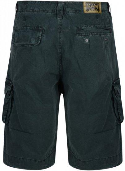 Kam Jeans 386 Cargo Shorts Grey - Shorts - Pantaloncini Uomo Taglie Forti
