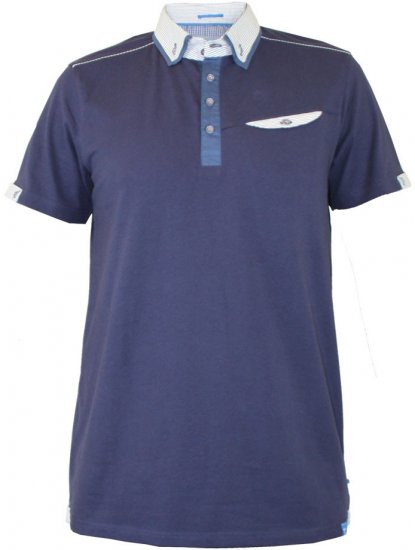 D555 Adler Navy - Polo - Polo Uomo Taglie Forti
