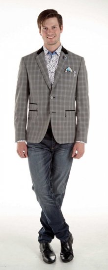 D555 Alfie Blazer - Abiti - Abiti da Uomo Taglie Forti