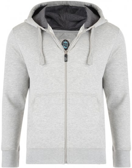 Kam Jeans Hoodie Grey - Felpe & felpe con cappuccio - Felpe & Felpe con Cappuccio Uomo Taglie Forti
