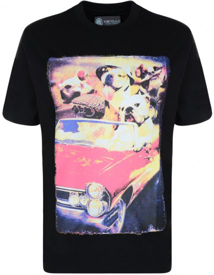 Kam Jeans Dog T-shirt - Magliette - Magliette Uomo Taglie Forti