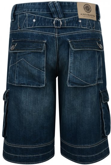 Kam Jeans Mario Cargo Shorts - Shorts - Pantaloncini Uomo Taglie Forti