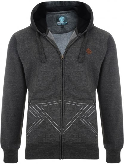 Kam Jeans Eagle Print Hoody - Felpe & felpe con cappuccio - Felpe & Felpe con Cappuccio Uomo Taglie Forti