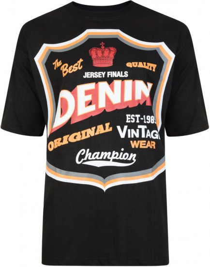 Kam Jeans Twin Pack League Tee - Magliette - Magliette Uomo Taglie Forti