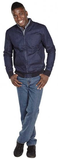 D555 DORIAN Denim Bomber Jacket - Giubbotti - Giubbotti Uomo Taglie Forti