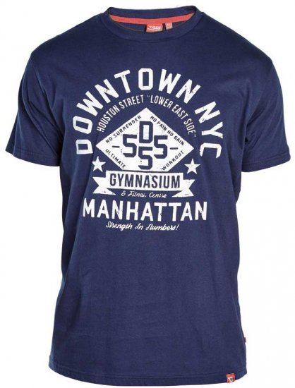 D555 TRUMAN Long Sleeve Shirt & T-shirt Combo - Camicie - Camicie Taglie Forti Uomo