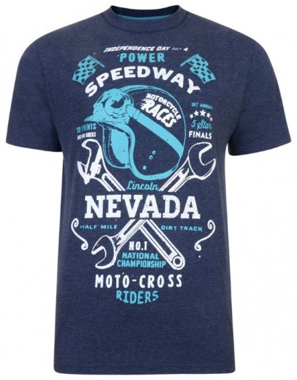 Kam Jeans Nevada Speedway Tee - Magliette - Magliette Uomo Taglie Forti