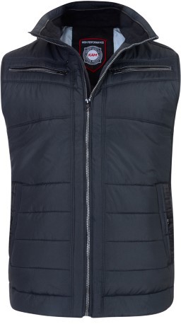 Kam Jeans Padded Biker Bodywarmer - Giubbotti - Giubbotti Uomo Taglie Forti
