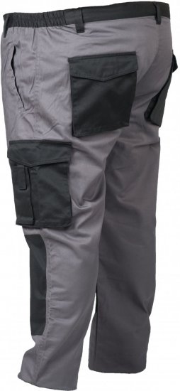 Marc & Mark Work pants Grey - Abbigliamento da lavoro - Abbigliamento da Lavoro Taglie Forti Uomo
