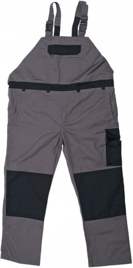 Marc & Mark Work-bib Grey - Abbigliamento da lavoro - Abbigliamento da Lavoro Taglie Forti Uomo