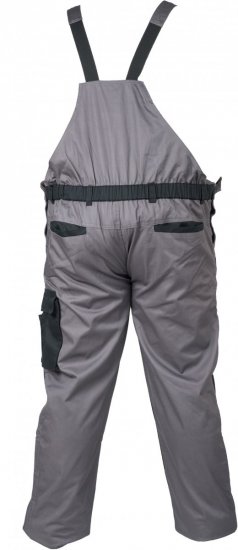 Marc & Mark Work-bib Grey - Abbigliamento da lavoro - Abbigliamento da Lavoro Taglie Forti Uomo