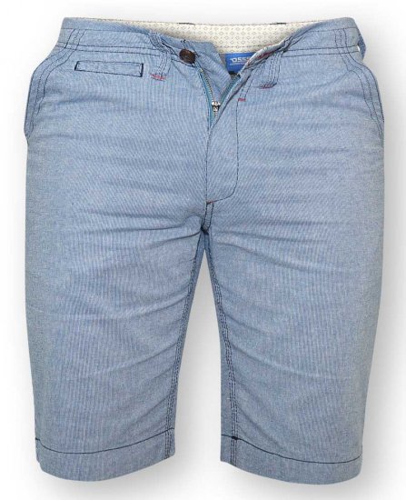 D555 BENNY Blue Shorts - Shorts - Pantaloncini Uomo Taglie Forti
