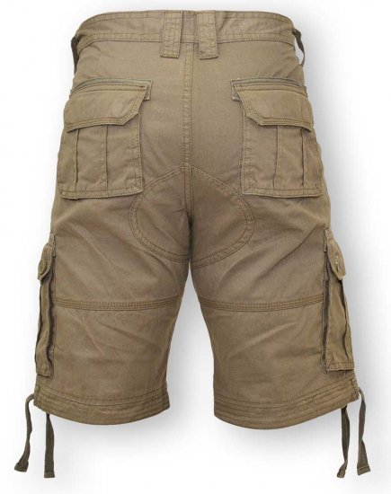 D555 Jarrod Cargo Short Khaki - Shorts - Pantaloncini Uomo Taglie Forti