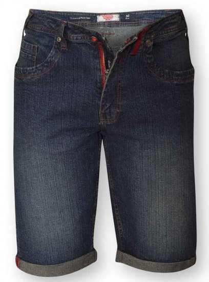 D555 Dillan Stretch Denim Short - Shorts - Pantaloncini Uomo Taglie Forti
