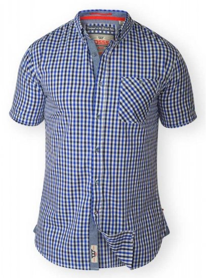 D555 JAIDEN Short Sleeve Shirt & T-shirt Combo - Camicie - Camicie Taglie Forti Uomo