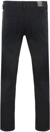 Kam Jeans Alba 5-pocket Stretch Chinos Black TALL SIZES - ABBIGLIAMENTO UOMO MT-6XLT - Taglie Tall Uomo
