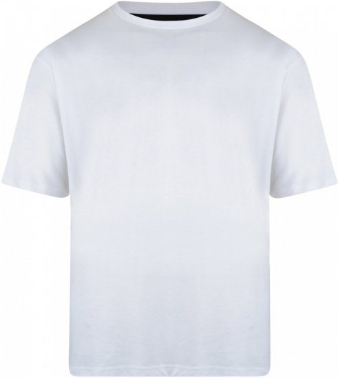 Motley Denim T-shirt White - Magliette - Magliette Uomo Taglie Forti