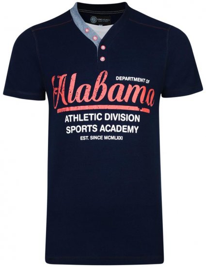 Kam Jeans Baseball Alabama Tee - Magliette - Magliette Uomo Taglie Forti