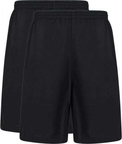Motley Denim Jogger shorts Black 2-pack - Pantaloni & pantaloncini tuta - Pantaloni Tuta Uomo Taglie Forti
