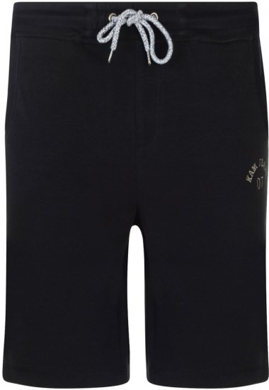 Kam Jeans Sweat Jog Shorts Black - Pantaloni & pantaloncini tuta - Pantaloni Tuta Uomo Taglie Forti