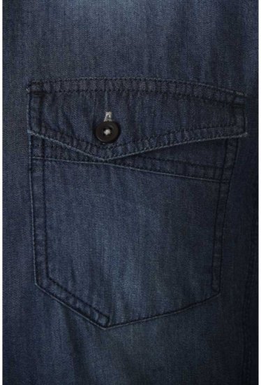 D555 Tobias LS Vintage Denim Shirt - Camicie - Camicie Taglie Forti Uomo