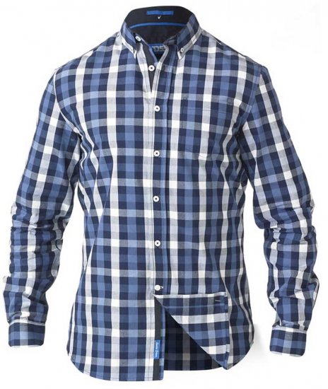 D555 Webber LS Shirt - Camicie - Camicie Taglie Forti Uomo