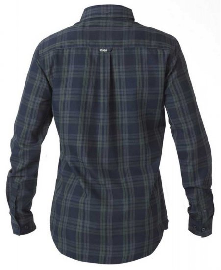 D555 Angelo LS Shirt Navy - Camicie - Camicie Taglie Forti Uomo