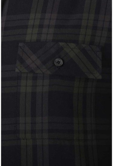 D555 Angelo LS Shirt Navy - Camicie - Camicie Taglie Forti Uomo