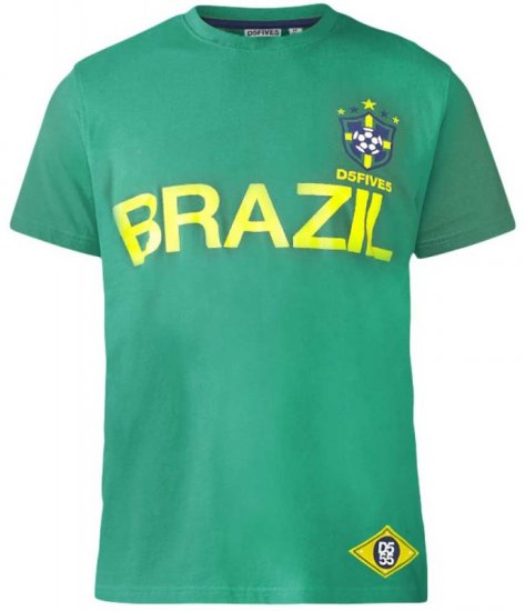 D555 Ricardo T-shirt Green - Magliette - Magliette Uomo Taglie Forti